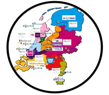 afbeelding kaart van nederland