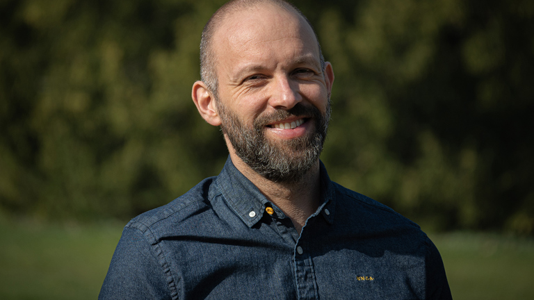 Portrait of lecturer Teun Eikenaar