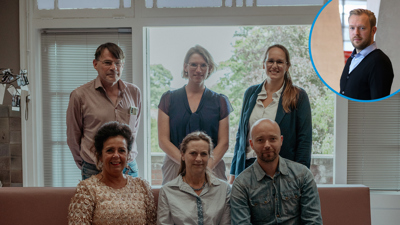 Een groepsfoto van de ethische commissie onderzoek