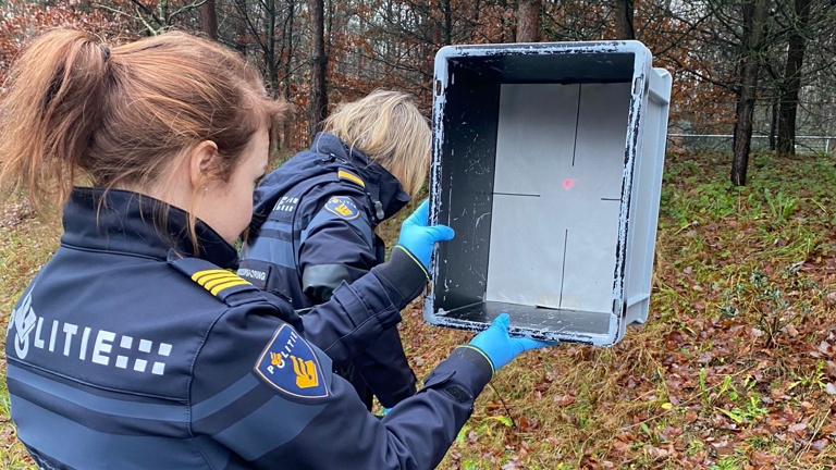 Student Jamie doet forensisch onderzoek