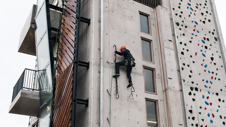 Klimtoren in Ossendrecht voor werken op hoogte