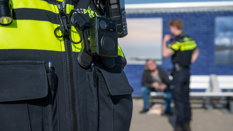 Politieagent met bodycam