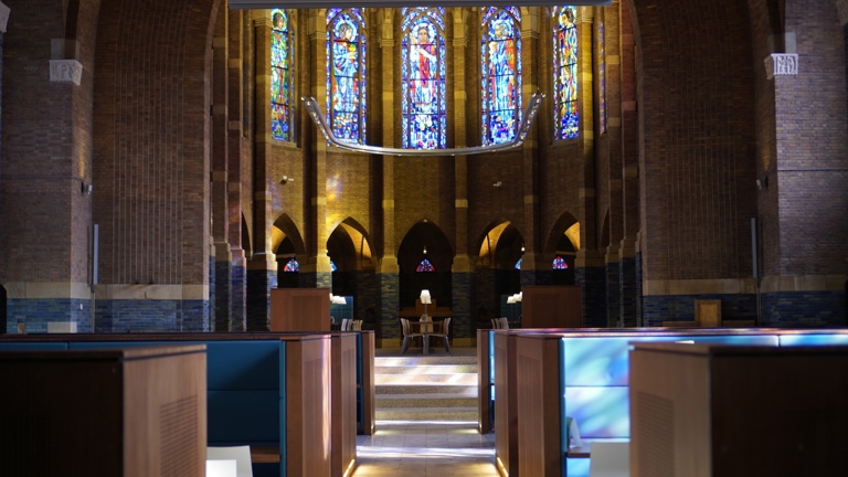 De kapel is de plek waar iedereen kan genieten van de lunch.